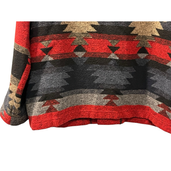 Rhonda Stark Vintage 90's Aztec Wool Jacket Size L/XL Southwestern USA Women's - Picture 7 of 7